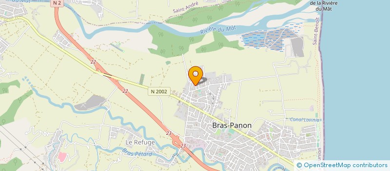 localisation de l'entreprise MADAME LEILA ANDY  BRAS-PANON