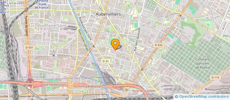 localisation de l'entreprise MADAME LEILA ANIS  AUBERVILLIERS