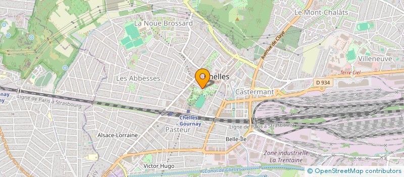 localisation de l'entreprise MADAME LEILA ANSEUR  CHELLES