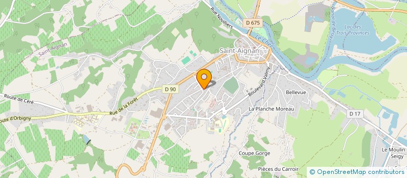 localisation de l'entreprise MADAME LEILA APPOLLINAIRE  SAINT-AIGNAN