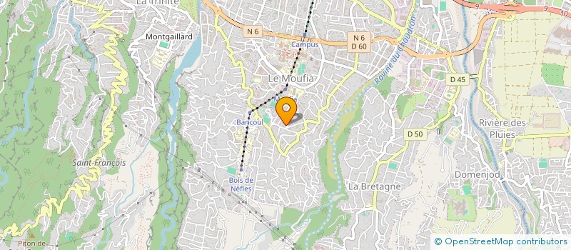 localisation de l'entreprise MADAME LEILA ARMAND à SAINT-DENIS