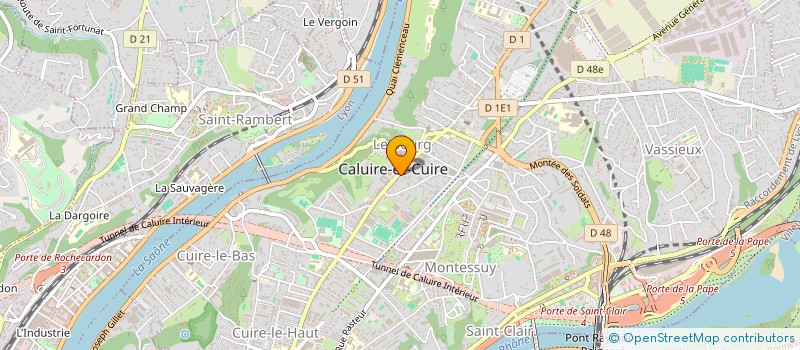 localisation de l'entreprise MADAME LEILA AYOUAZ à CALUIRE-ET-CUIRE