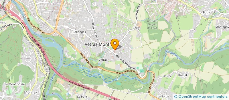 localisation de l'entreprise MADAME LEILA AZZOUZI  VETRAZ-MONTHOUX