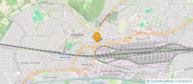 localisation de l'entreprise MADAME LEILA BADAOUI à CHELLES