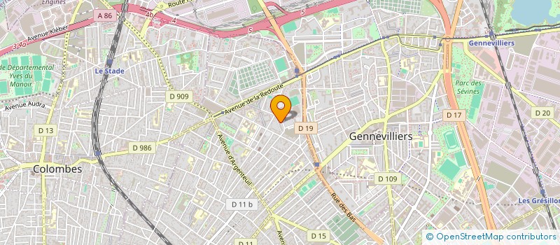 localisation de l'entreprise MADAME LEILA BAJJOU à ASNIERES-SUR-SEINE