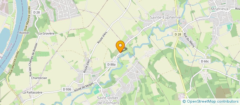 localisation de l'entreprise MADAME LEILA BELARBI  SAINT-DIDIER-DE-FORMANS