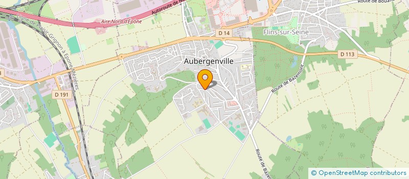 localisation de l'entreprise MADAME LEILA BELAROUSSI  AUBERGENVILLE