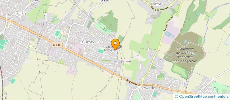 localisation de l'entreprise MADAME LEILA BELASKRI  GUESNAIN