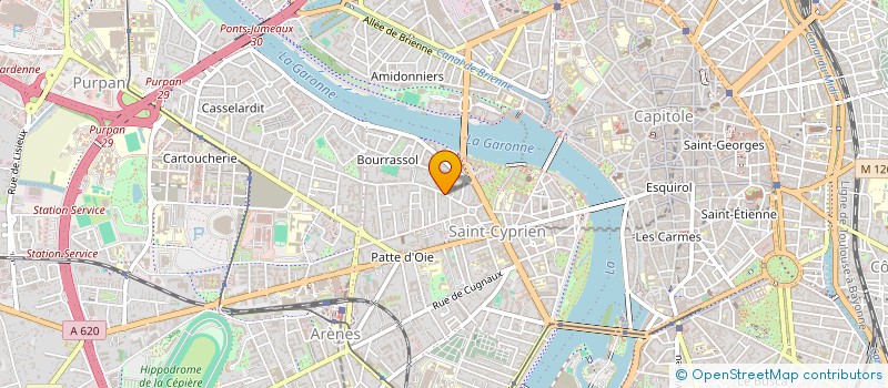 localisation de l'entreprise MADAME LEILA BELAUBRE  TOULOUSE