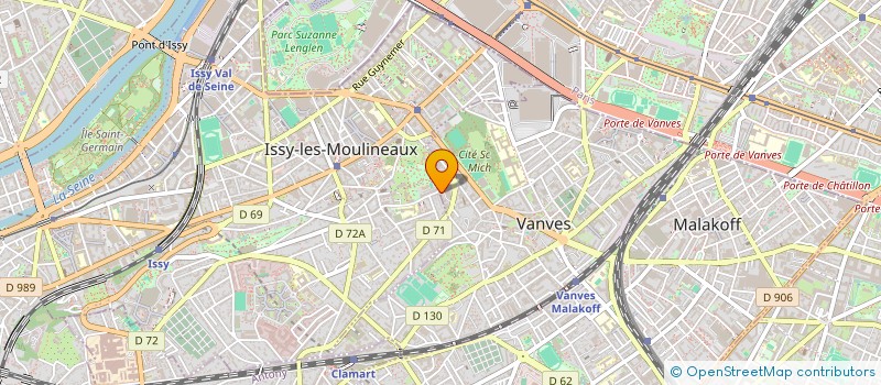 localisation de l'entreprise MADAME LEILA BELHAMDOUNIA à VANVES