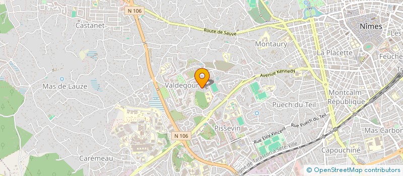 localisation de l'entreprise MADAME LEILA BELHARTI  NIMES