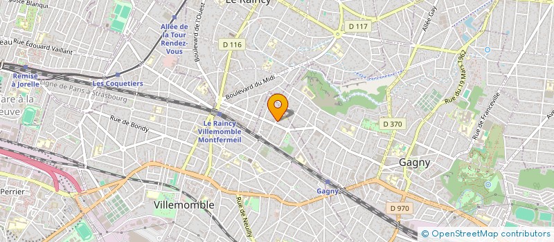 localisation de l'entreprise MADAME LEILA BEN ABDALLAH à VILLEMOMBLE