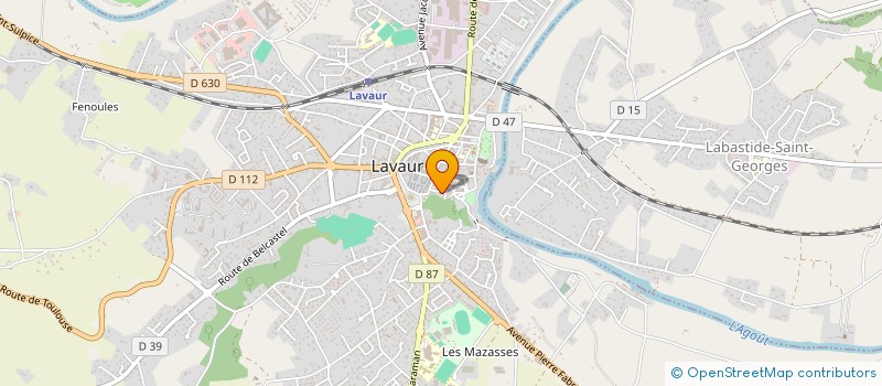 localisation de l'entreprise MADAME LEILA BEN EL HADJ à LAVAUR