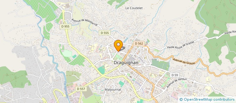 localisation de l'entreprise MADAME LEILA BENAMAR à DRAGUIGNAN