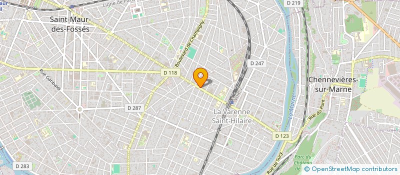 localisation de l'entreprise MADAME LEILA BENBAMMOU à SAINT-MAUR-DES-FOSSES