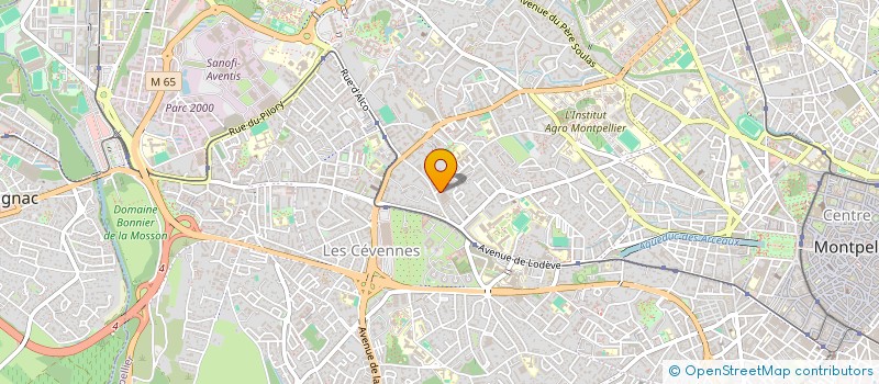 localisation de l'entreprise MADAME LEILA BENCHILAH à MONTPELLIER