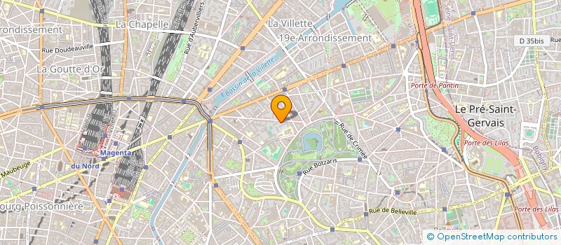 localisation de l'entreprise MADAME LEILA BENFATAH  PARIS