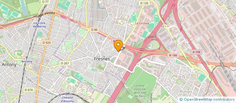 localisation de l'entreprise MADAME LEILA BENHACENE  FRESNES