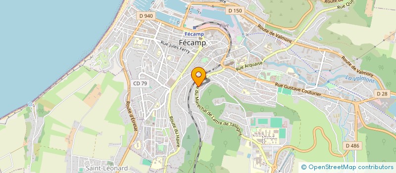 localisation de l'entreprise MADAME LEILA BERRIOUCHE  FECAMP