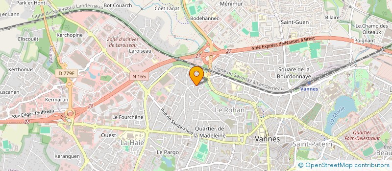 localisation de l'entreprise MADAME LEILA BOTTIGLIENGO à VANNES