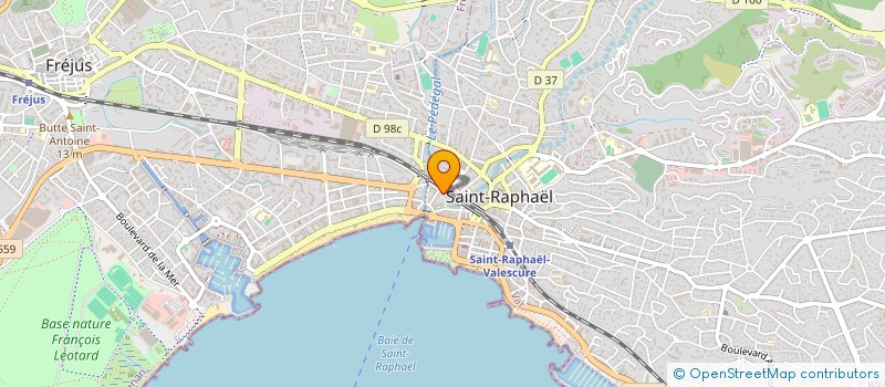 localisation de l'entreprise MADAME LEILA BOUACHERA à SAINT-RAPHAEL