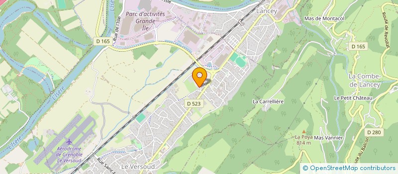 localisation de l'entreprise MADAME LEILA BOUBOUCHE  LE VERSOUD