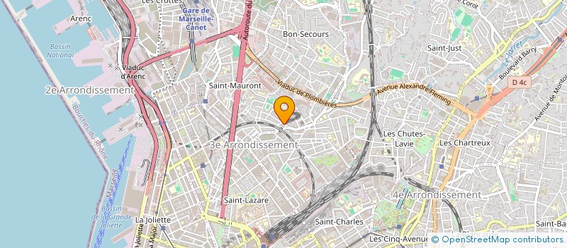 localisation de l'entreprise MADAME LEILA BOUDEMAGH à MARSEILLE