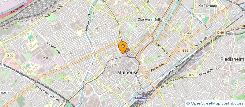 localisation de l'entreprise MADAME LEILA BOULAID ZELLIJ à MULHOUSE