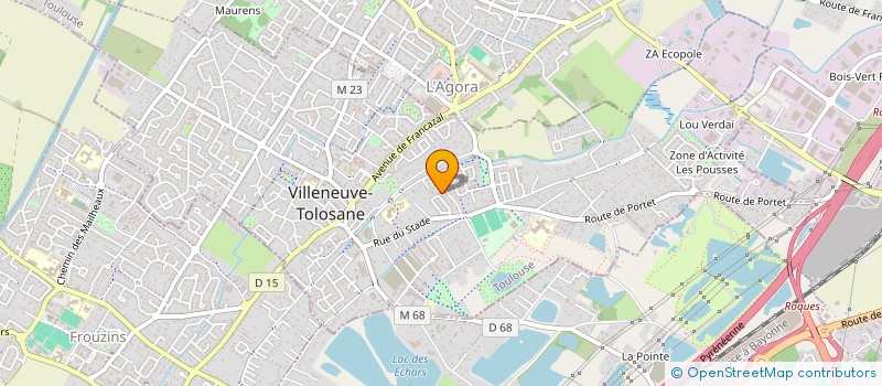 localisation de l'entreprise MADAME LEILA BOUMELKI à VILLENEUVE-TOLOSANE