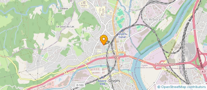 localisation de l'entreprise MADAME LEILA BOUMENDJEL  GIVORS