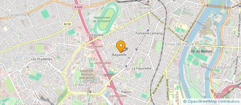 localisation de l'entreprise MADAME LEILA BOUNAYA  TOULOUSE