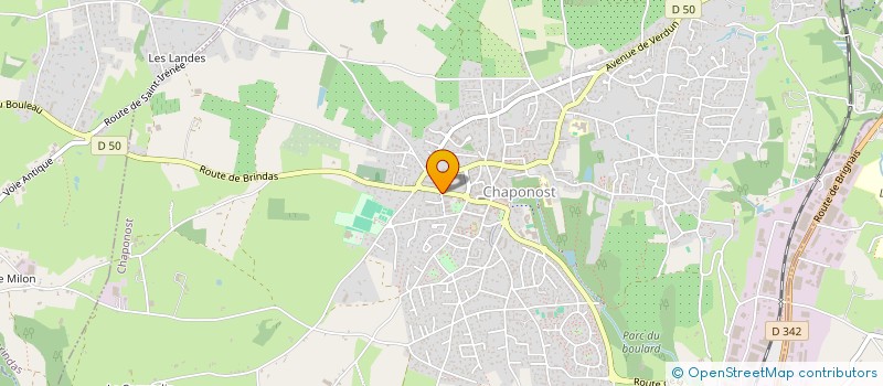 localisation de l'entreprise MADAME LEILA BOURAHLA  CHAPONOST