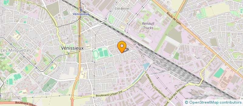 localisation de l'entreprise MADAME LEILA BOUROUAHA  VENISSIEUX