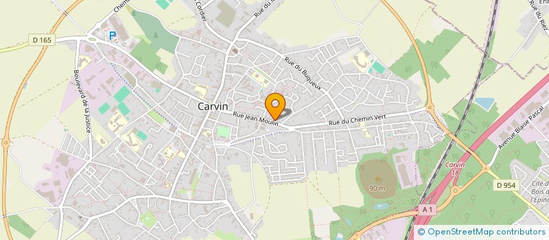 localisation de l'entreprise MADAME LEILA BOURZINI  CARVIN