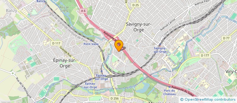 localisation de l'entreprise MADAME LEILA BOUZID à SAVIGNY-SUR-ORGE