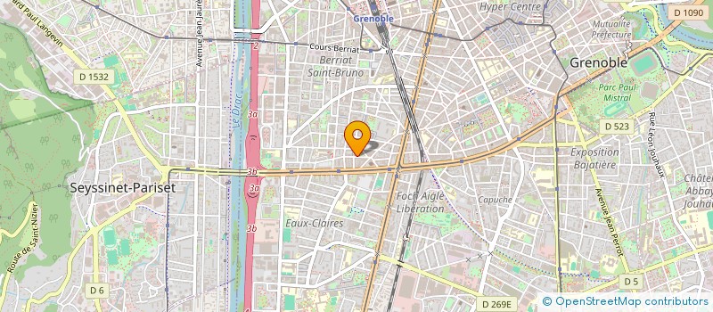 localisation de l'entreprise MADAME LEILA BRIENT à GRENOBLE