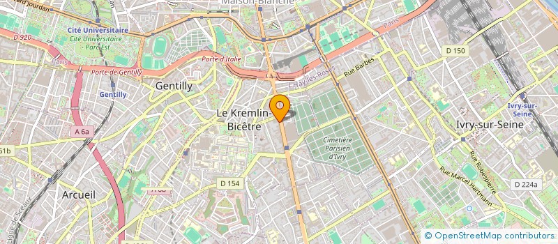 localisation de l'entreprise MADAME LEILA CABRAL DOS SANTOS à LE KREMLIN-BICETRE