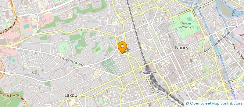 localisation de l'entreprise MADAME LEILA CHAHBOUNE  NANCY