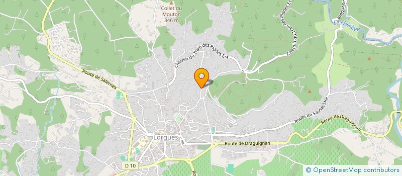 localisation de l'entreprise MADAME LEILA CHAIT  LORGUES