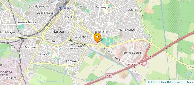 localisation de l'entreprise MADAME LEILA CHEHADE  NARBONNE