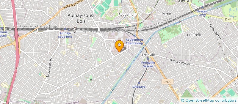 localisation de l'entreprise MADAME LEILA CHETTABI  AULNAY-SOUS-BOIS