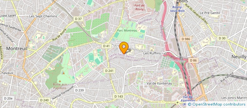 localisation de l'entreprise MADAME LEILA CHIHI à MONTREUIL