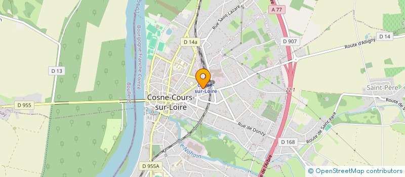 localisation de l'entreprise MADAME LEILA CRETOLLE à COSNE-COURS-SUR-LOIRE
