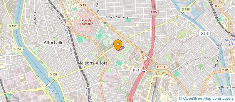 localisation de l'entreprise MADAME LEILA DE LORETO DA SILVA  MAISONS-ALFORT