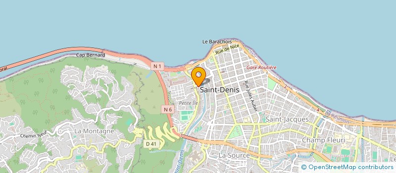 localisation de l'entreprise MADAME LEILA DECOMBLE à SAINT-DENIS