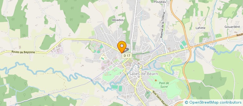 localisation de l'entreprise MADAME LEILA DEMICHELIS  SALIES-DE-BEARN