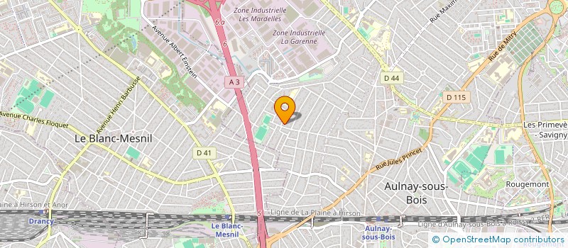 localisation de l'entreprise MADAME LEILA DERBOUZ  AULNAY-SOUS-BOIS