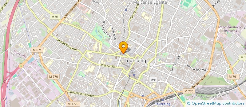 localisation de l'entreprise MADAME LEILA DEROUICHE à TOURCOING