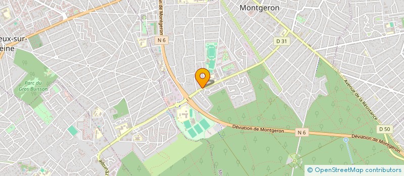 localisation de l'entreprise MADAME LEILA DIF  MONTGERON