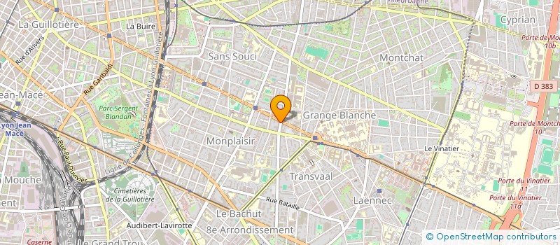 localisation de l'entreprise MADAME LEILA DJEDDOU  LYON